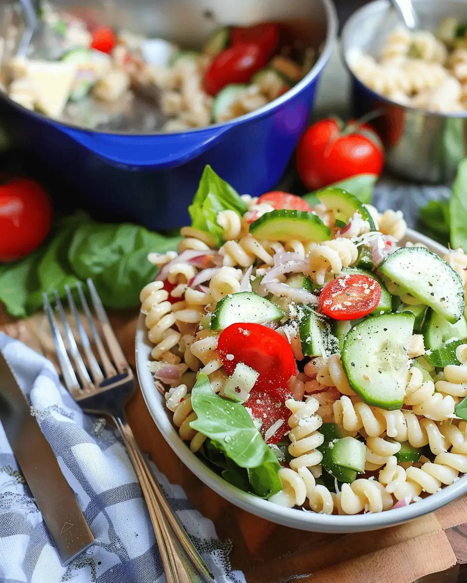 Healthy Cucumber Pasta Salad: A Refreshing and Easy Recipe
