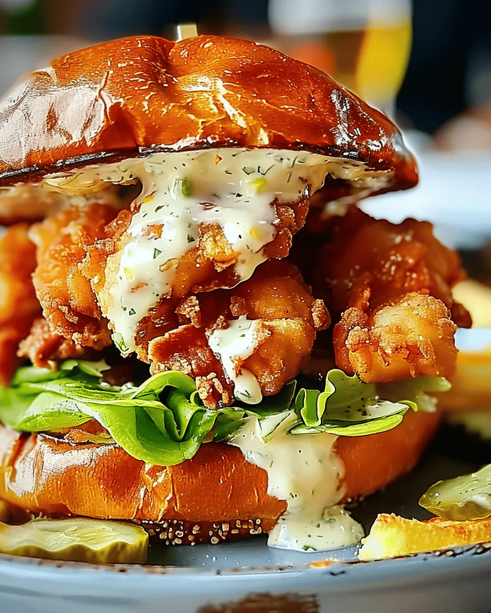 Crispy Chicken Caesar Sandwich with Turkey Bacon Delight