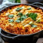 Easy Chicken Enchilada Rice Casserole (35 Minutes)