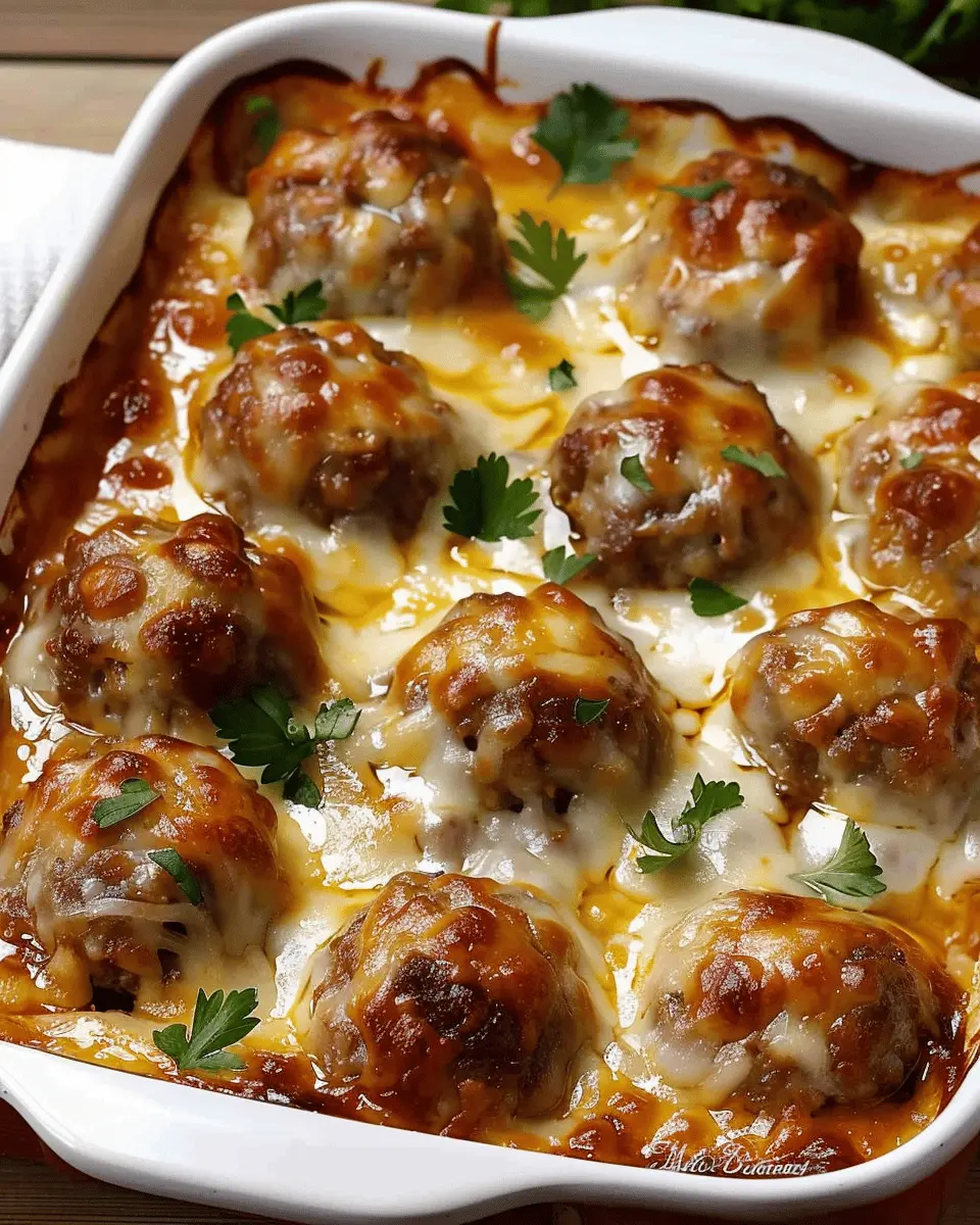 Dump-and-Bake Meatball Casserole: Easy Comfort Food Delight