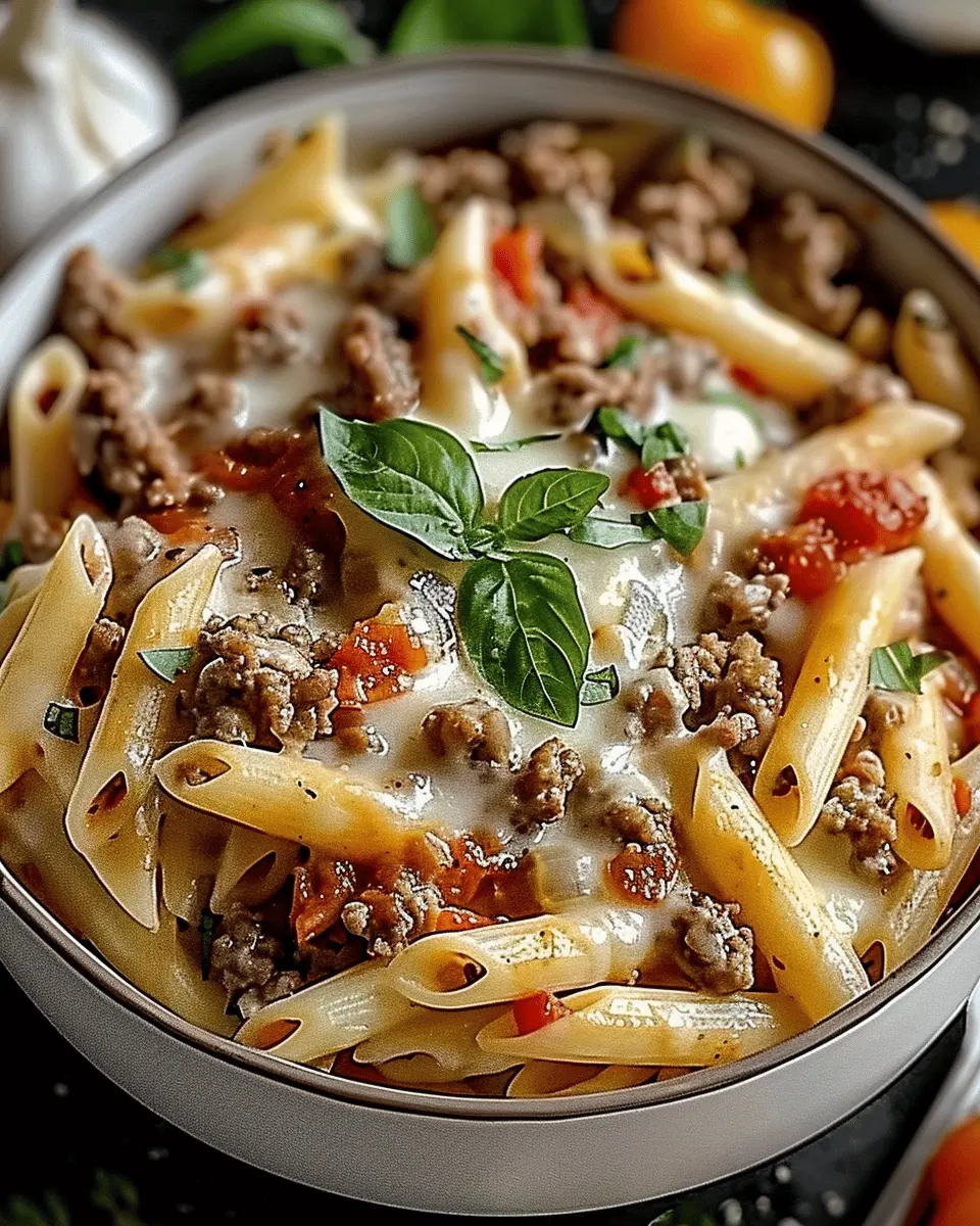Creamy Rotel Pasta with Ground Beef: An Easy Comfort Food Delight