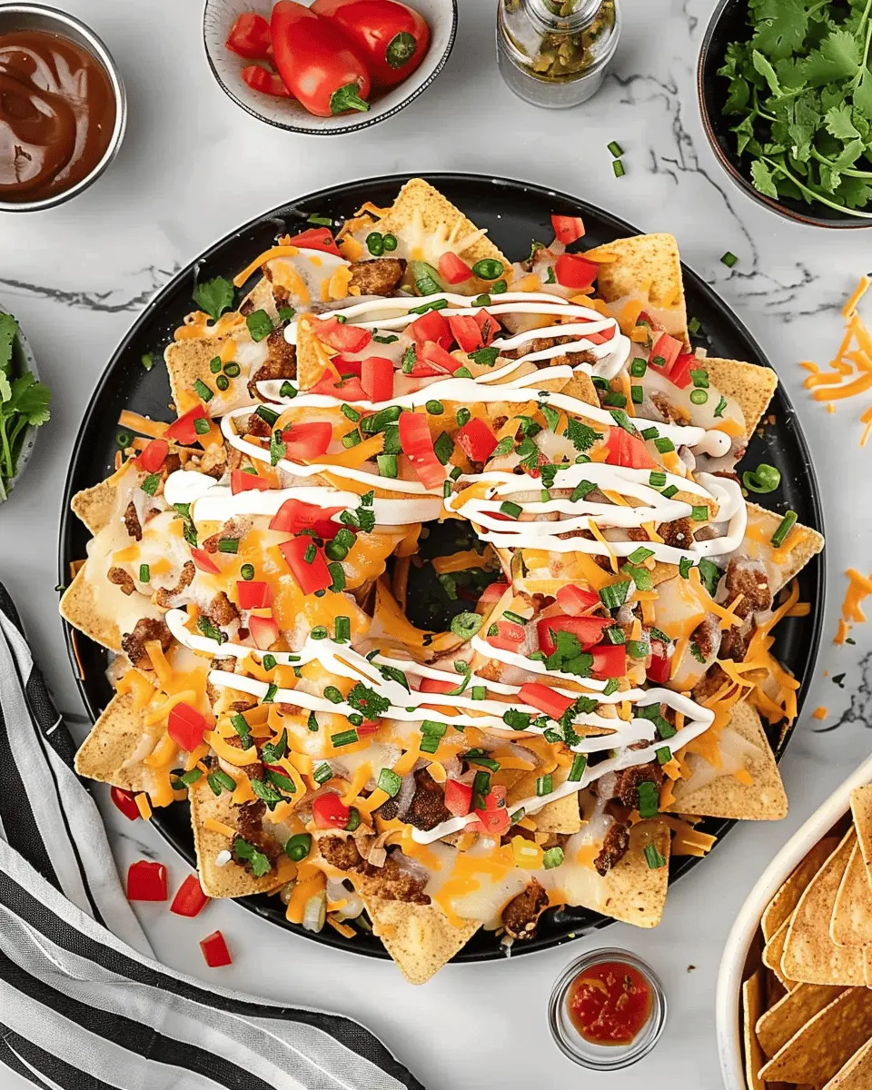 Bundt Pan Nachos: Indulgent Turkey Bacon and Chicken Ham Delight