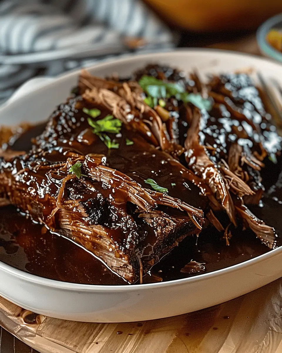 Caramelized Pulled Beef Brisket: A Juicy Family Favorite Recipe
