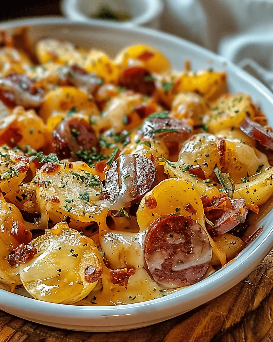 Cheesy Ranch Potatoes and Smoked Sausage: Easy Comfort Food Delight