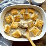 Easy Biscuits & Gravy Casserole