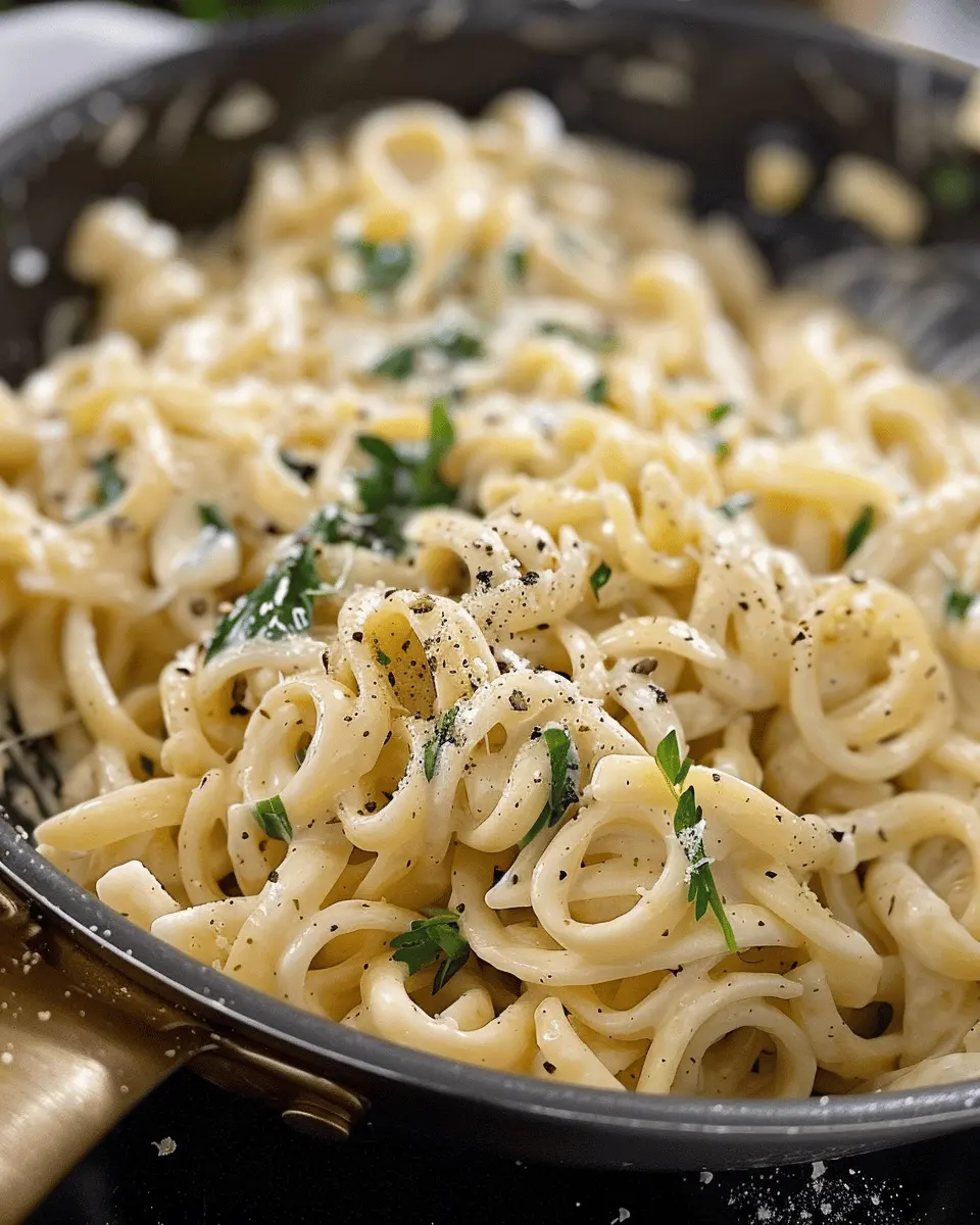 One Pot Creamy Garlic Pasta: Easy 20-Minute Turkey Bacon Delight