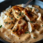 Slow Cooker Creamy Chicken & Gravy