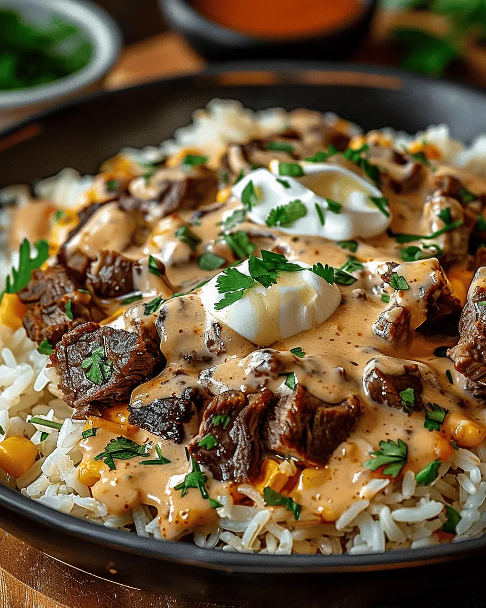 Steak Queso Rice: A Juicy and Easy Comfort Food Delight