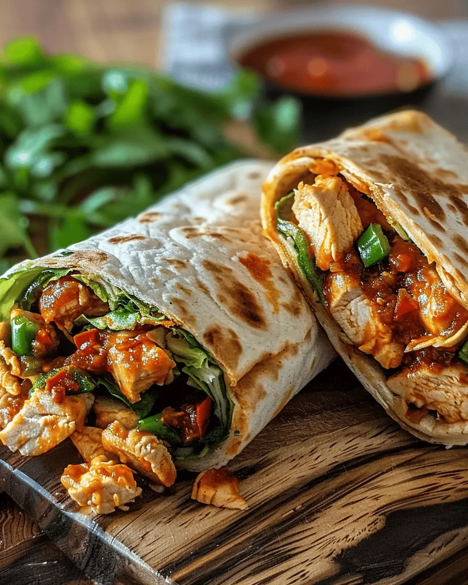 Sweet Chili Chicken Wraps: A Deliciously Spicy Lunch Treat