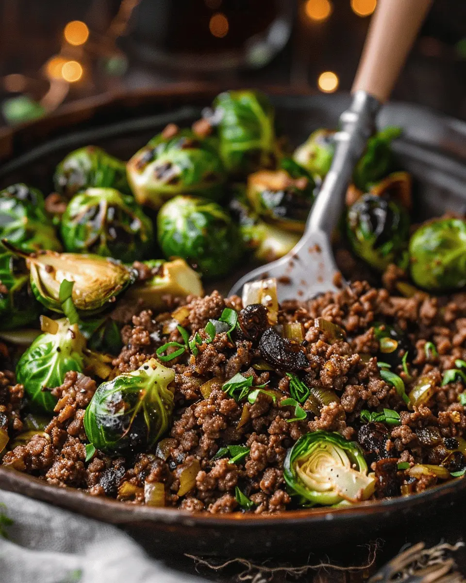 Ground Beef and Brussels Sprouts: Easy Comfort Food Delight