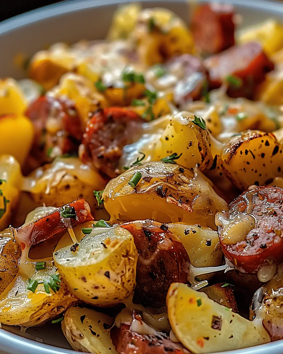 Cheesy Ranch Potatoes and Smoked Sausage: Easy Comfort Food Delight