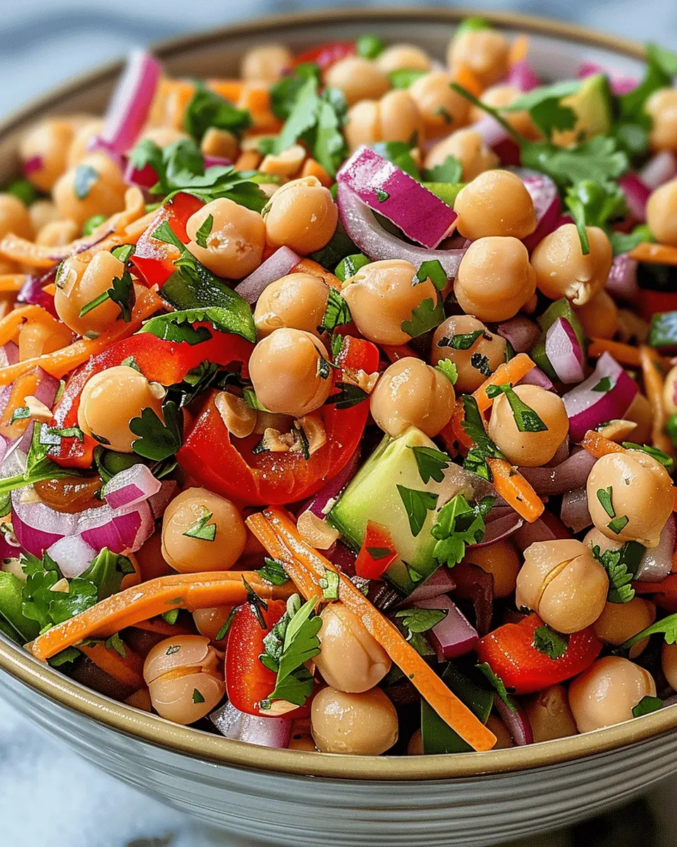 Crunchy Thai Chickpea Salad – The Best Protein-Packed Vegan Delight