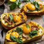 Baked Egg Boats