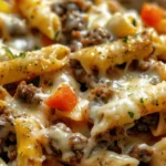 Philly Cheesesteak Pasta