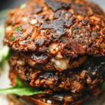 Mushroom Veggie Burger