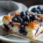 Blueberry Cottage Cheese Breakfast Bake