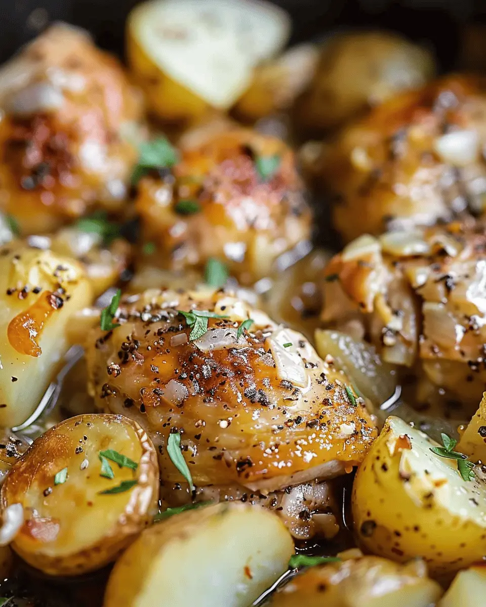 Slow Cooker Garlic Parmesan Chicken and Potatoes for Easy Comfort Food