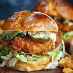 Crispy Chicken Caesar Sandwich