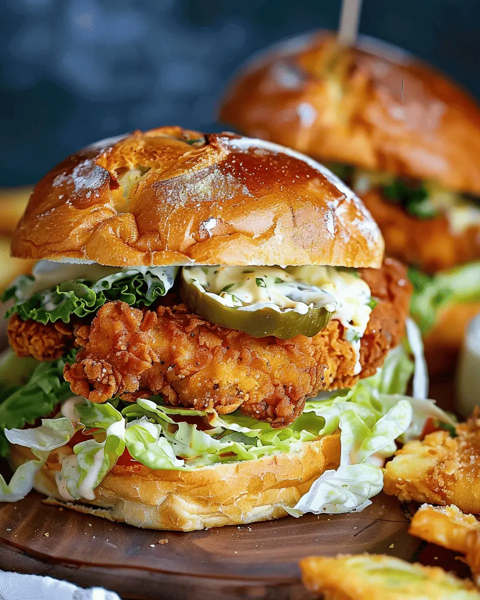 Crispy Chicken Caesar Sandwich: Easy Recipe with Turkey Bacon