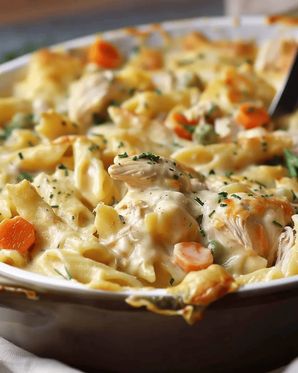 Quick Chicken Pot Pie Pasta: A Cozy, Easy Comfort Dish