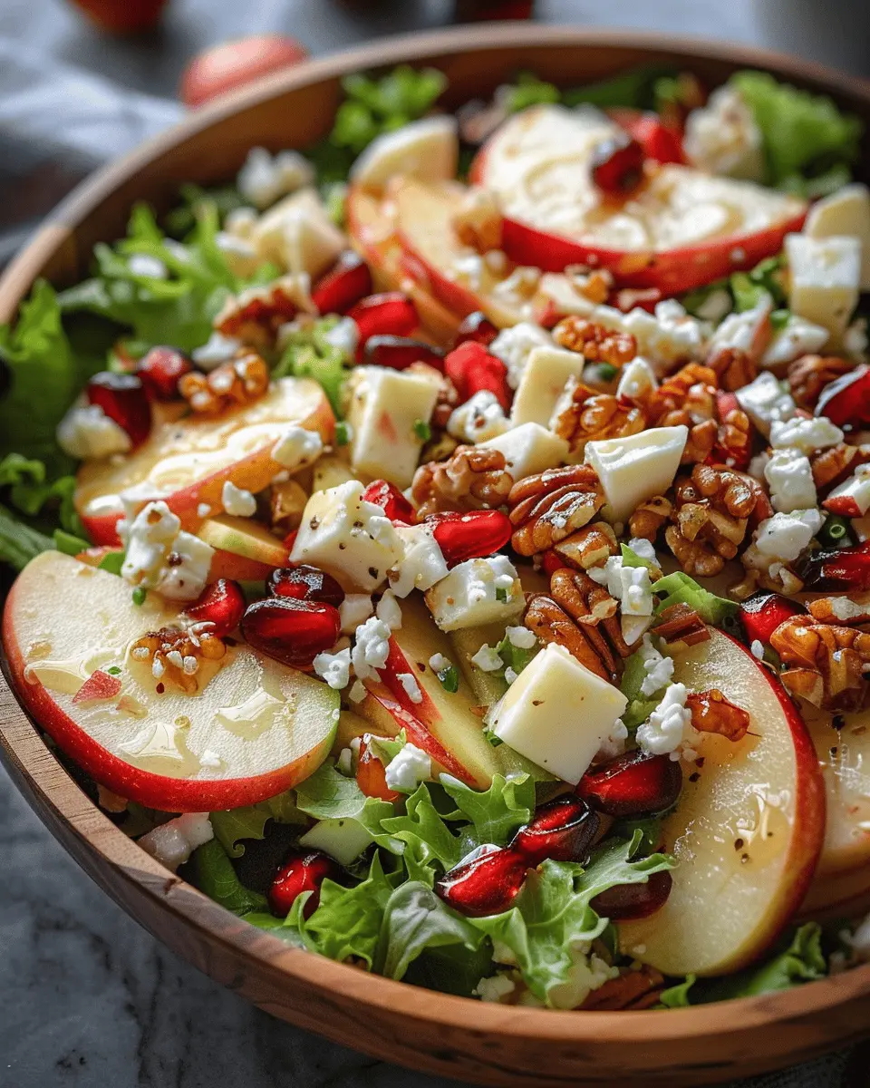 5 Fall Flavors: Easy Honeycrisp Apple Feta Salad Delight