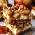 Caramel Apple Cheesecake Bars