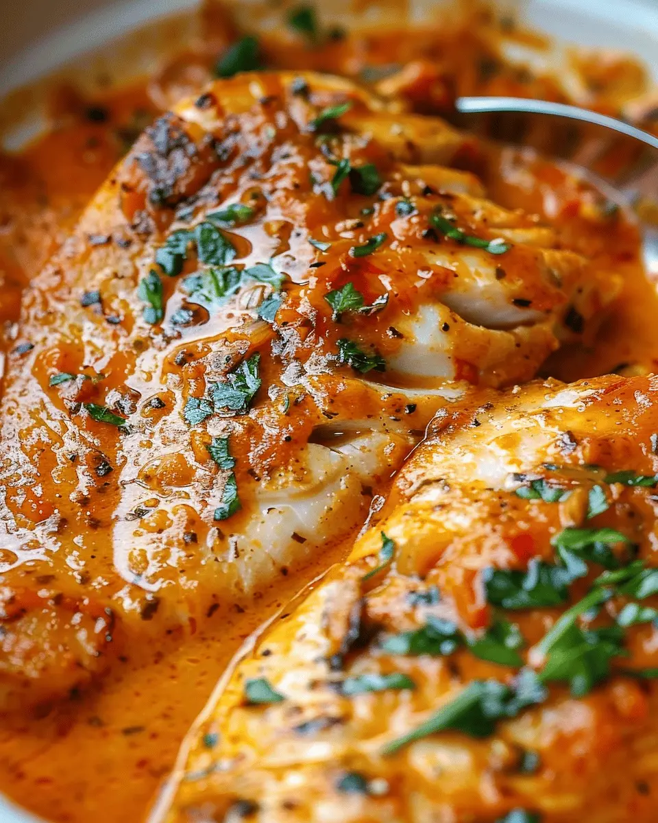 Savor Tilapia in Roasted Pepper Sauce – A Juicy Flavor Delight