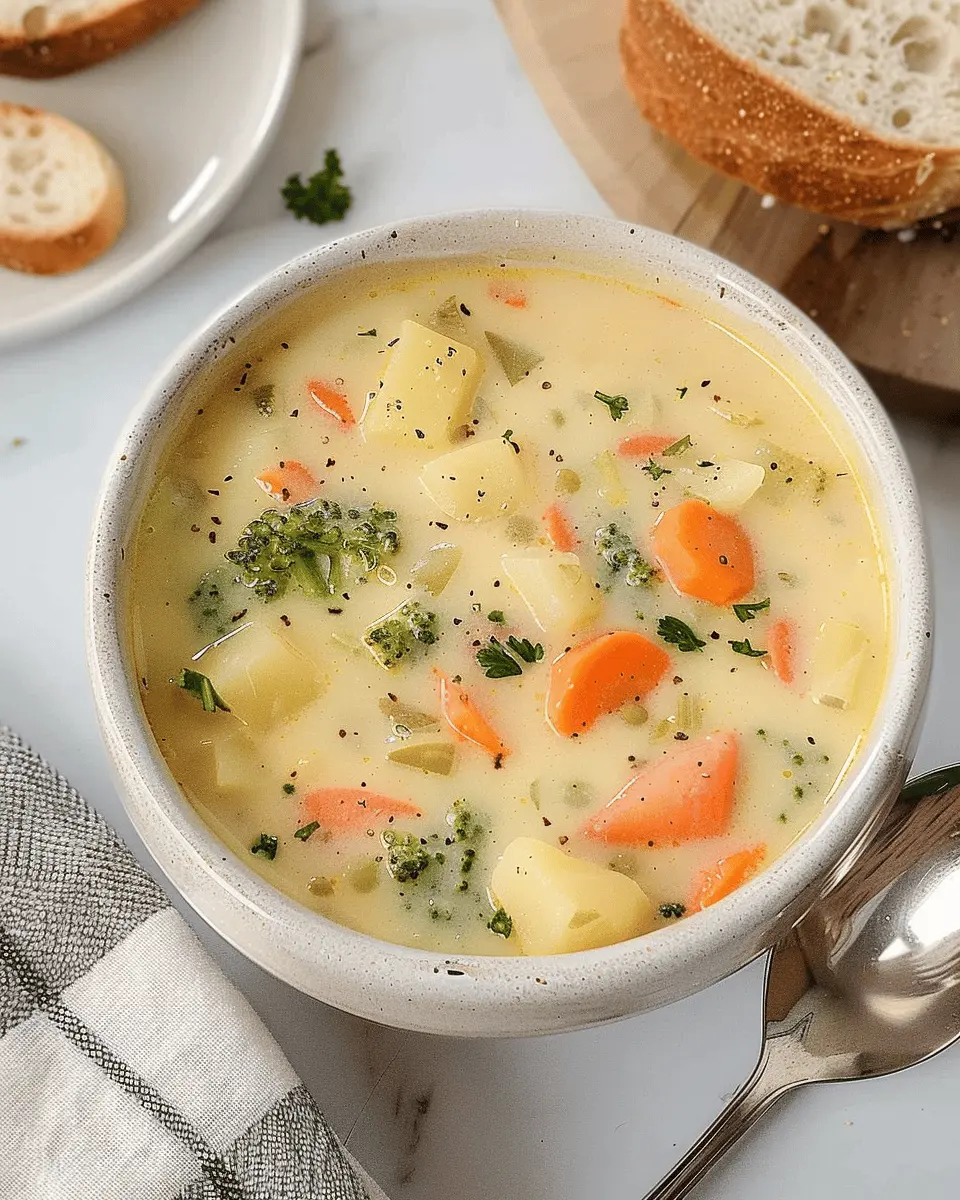Creamy Vegetable Soup: The Best Comfort for Cozy Evenings
