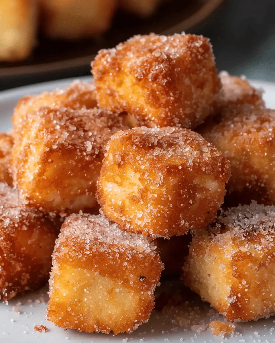 Crispy Angel Cake Churro Bites: An Easy Indulgent Delight