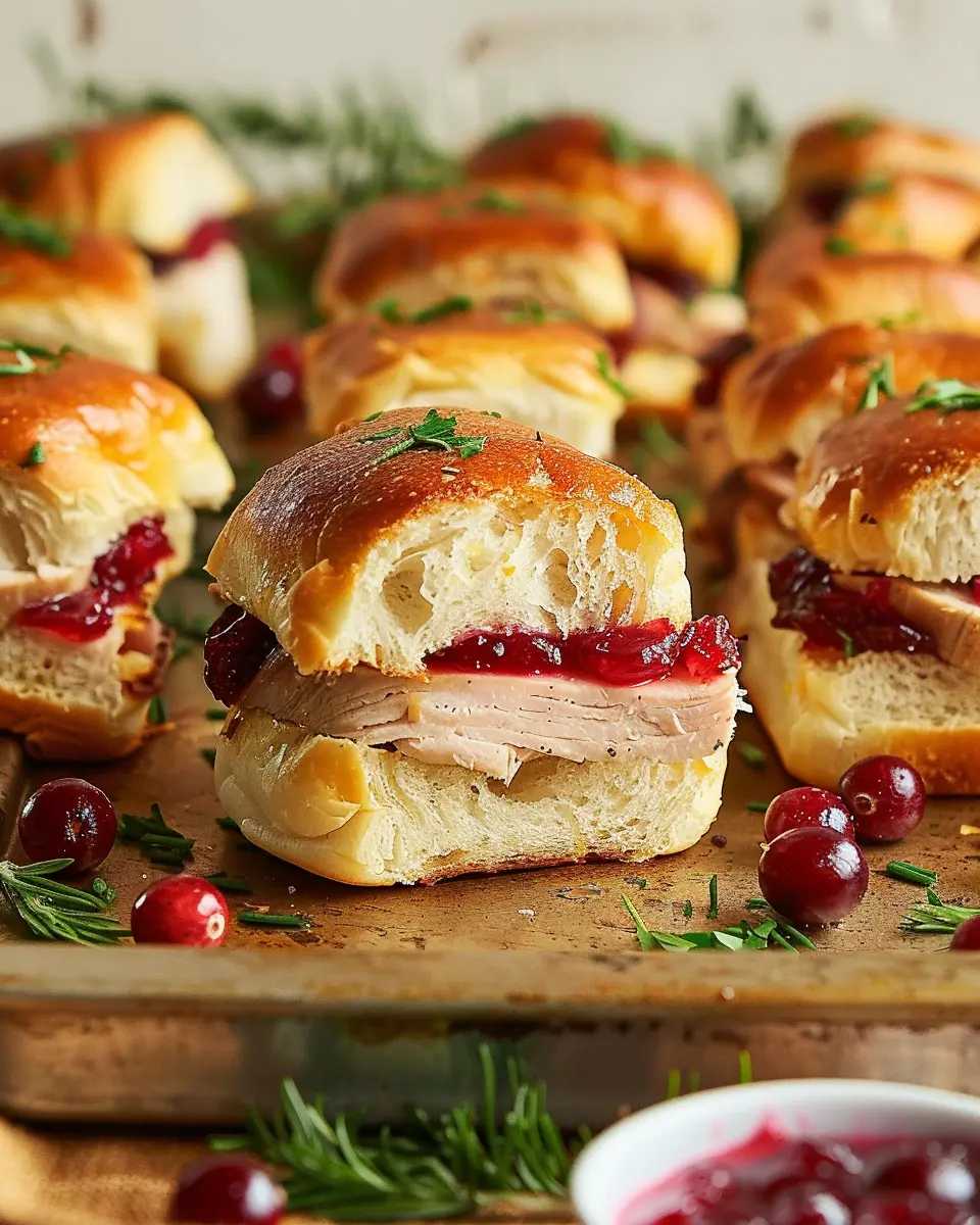 Florida OJ Cranberry Turkey Sliders: Juicy Flavor for Every Bite