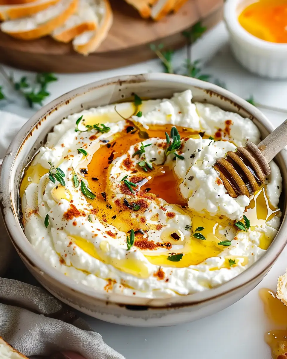 Spicy Ricotta Dip with Hot Honey: The Best Homemade Treat