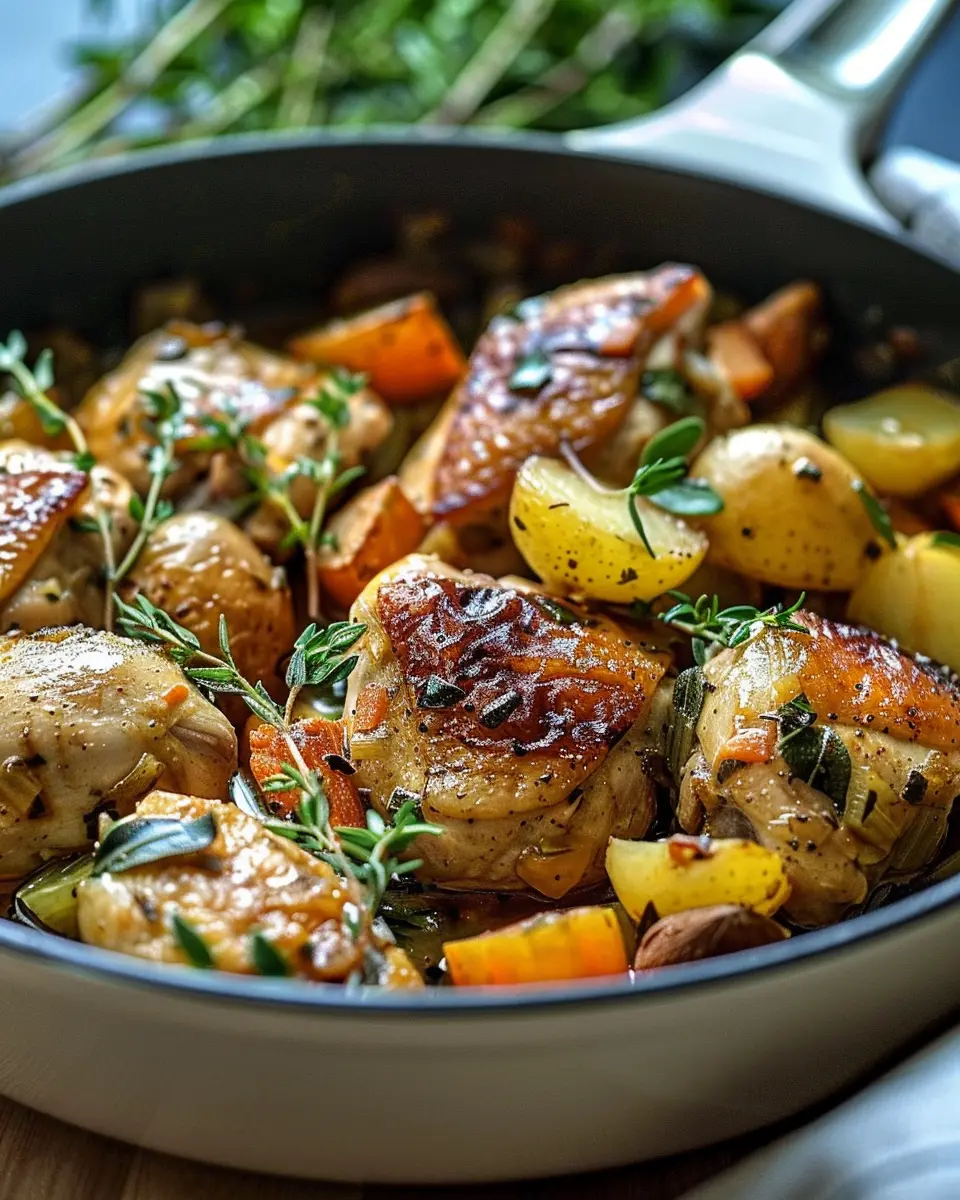 One Pot Irish Chicken: Easy Comfort Food with Turkey Bacon