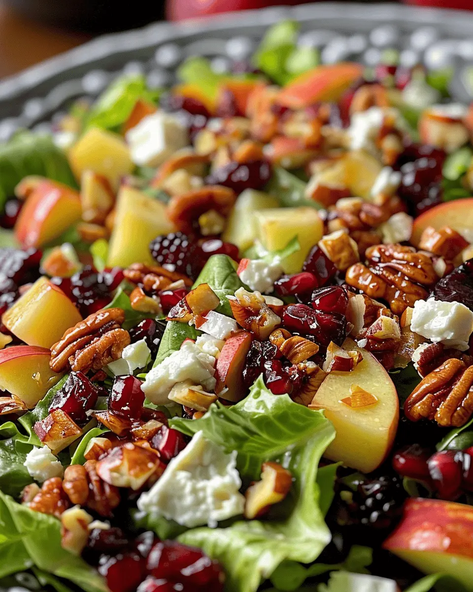 Amazing 15-Minute Thanksgiving Salad Everyone Loves with Turkey Bacon