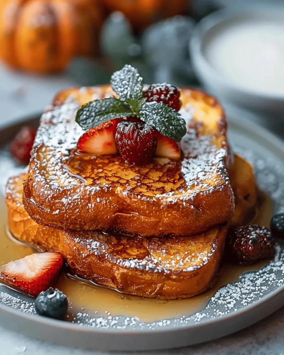 Pumpkin French Toast Breakfast: Indulgent Fall Comfort on Your Plate