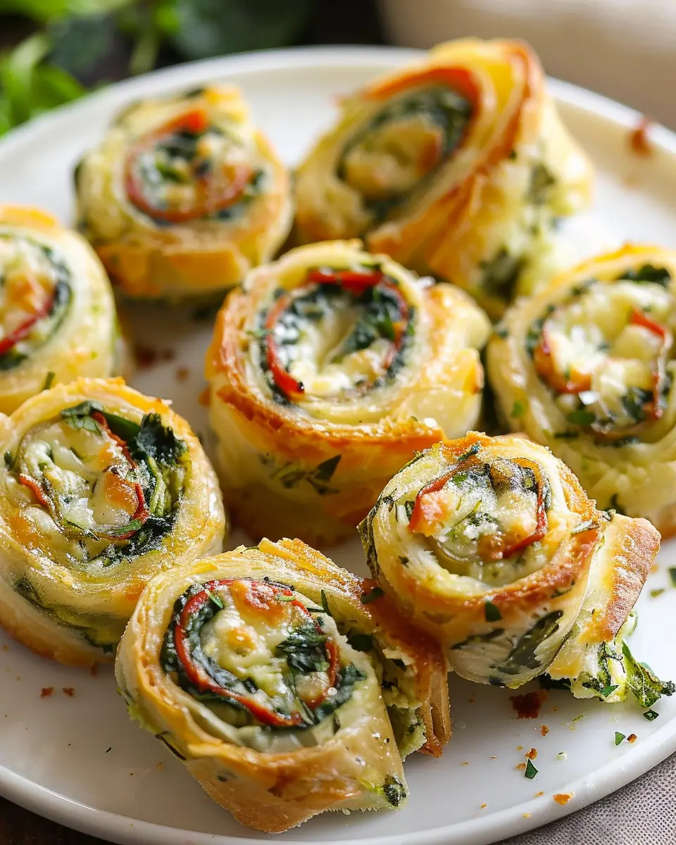 Easy Spinach Dip in Bite-Sized Pinwheels: A Delightful Treat