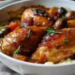 Classic French Hunter’s Chicken : Chicken Chasseur