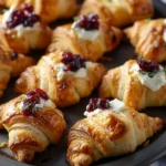 Cranberry Cream Cheese Crescent Bites