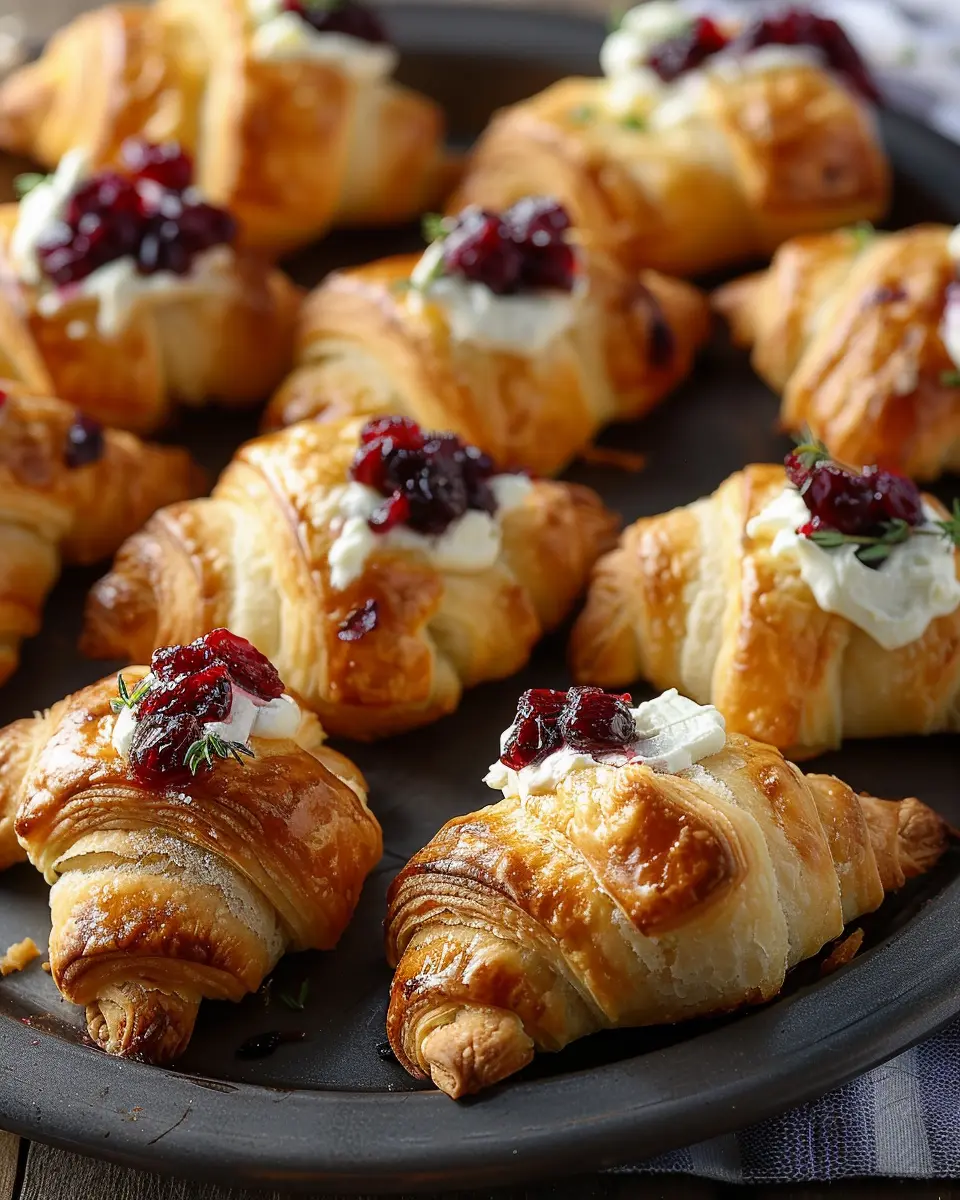 Cranberry Cream Cheese Crescent Bites: Easy &amp; Delicious Treats