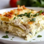 Simple Hatch Green Chile Chicken Lasagna