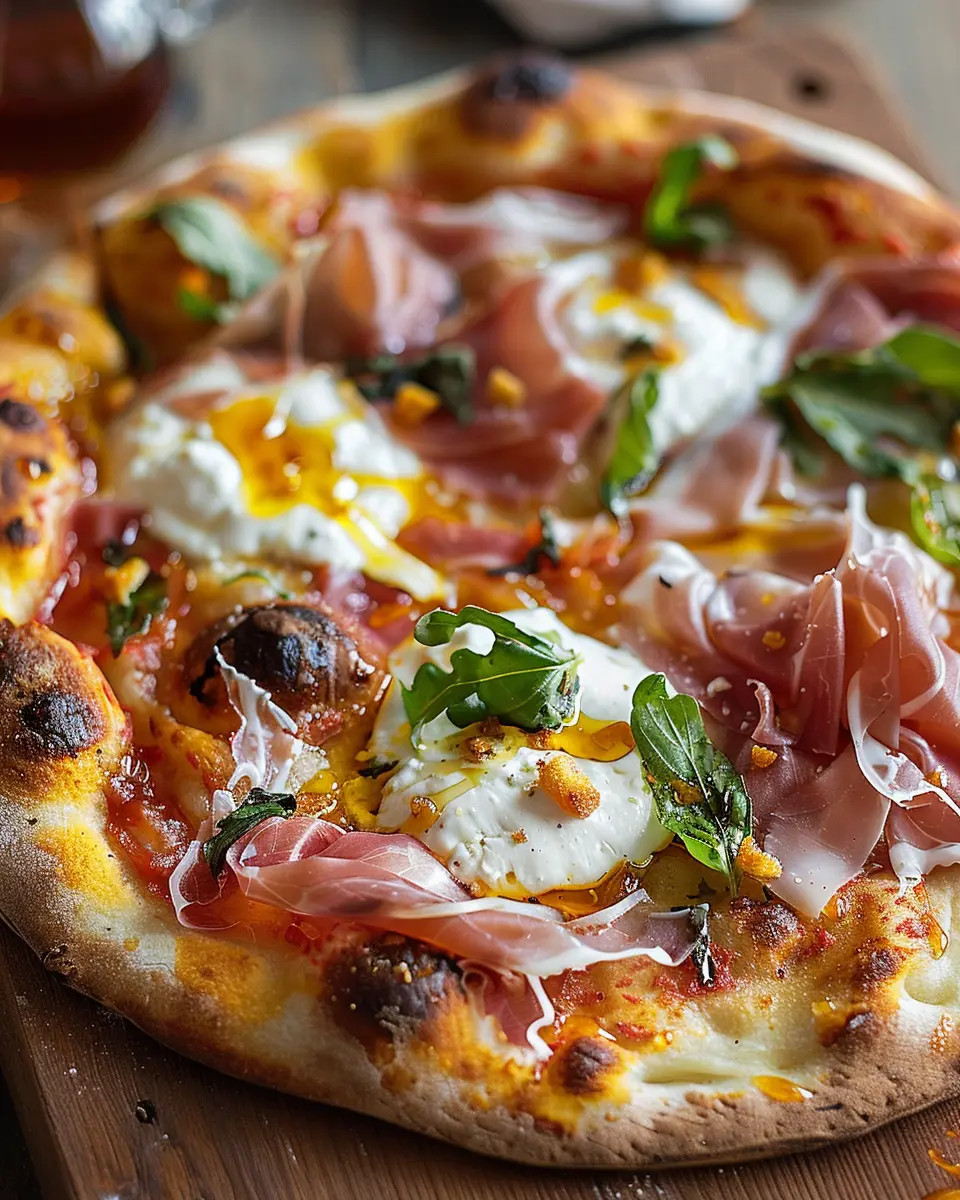 Prosciutto and Honey Burrata Pizza: The Best Indulgent Delight