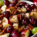Cinnamon Apple Grape Salad