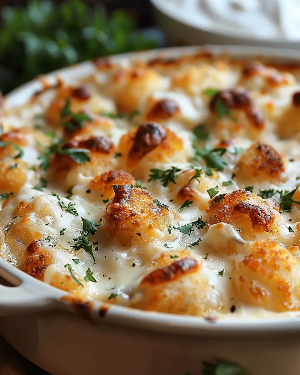 Chicken Alfredo Tater Tot Casserole: A Cozy, Indulgent Dinner