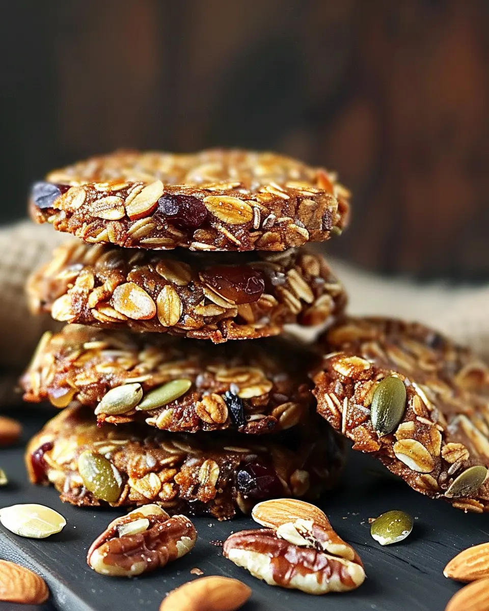 Healthy Nut &amp; Seed Energy Cookies for Guilt-Free Snacking