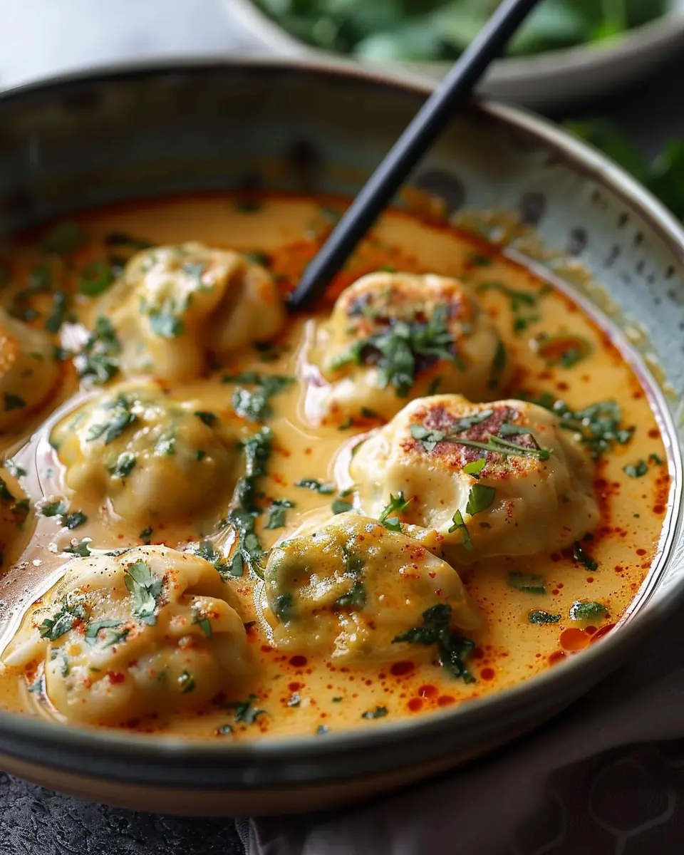 Quick Coconut Curry Soup with Dumplings: A Cozy Comfort Meal