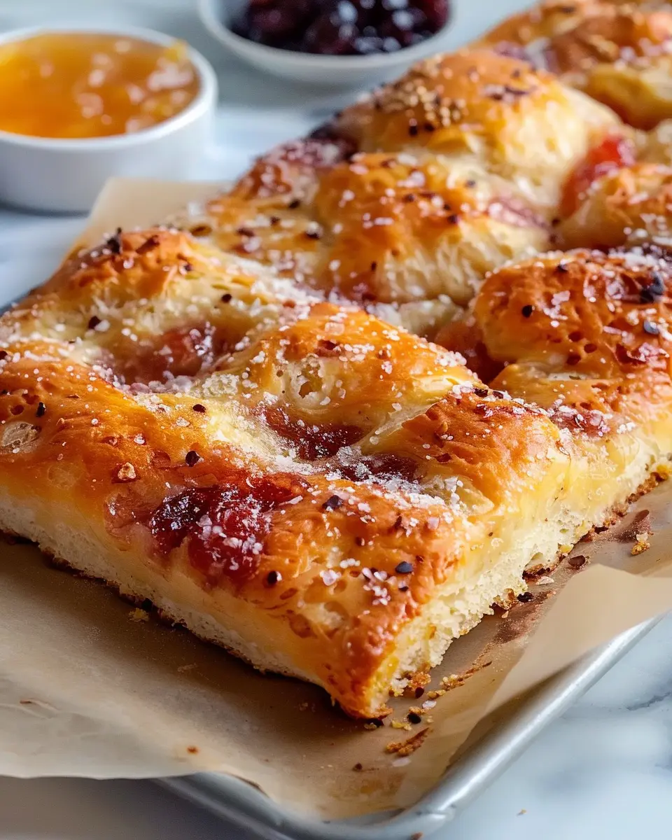 Homemade Jam Donut Focaccia: The Best Sweet Treat for Everyone