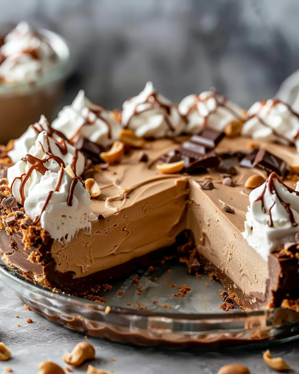No-Bake Cream Cheese Peanut Butter Pie: An Indulgent Delight