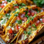 Oven-Baked Cheesy Tacos (Crispy & Loaded) You’ll Love!