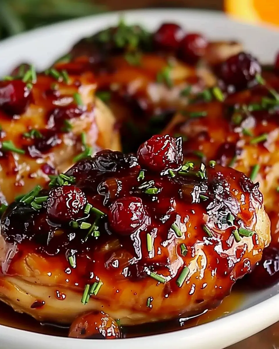 Cranberry Orange Glazed Chicken: An Easy, Flavorful Delight to Try