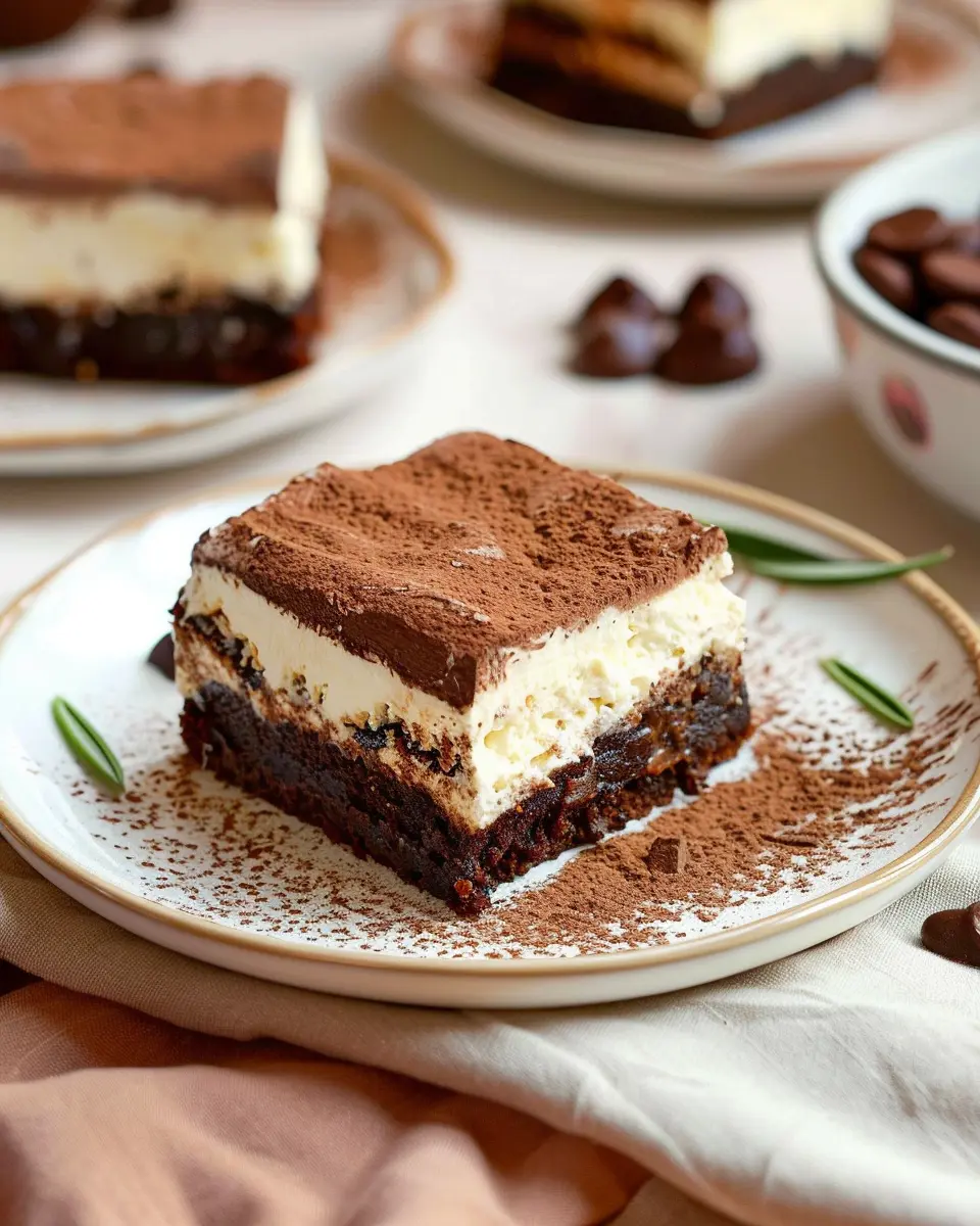 Tiramisu Brownies: Indulgent Treats for Coffee Lovers