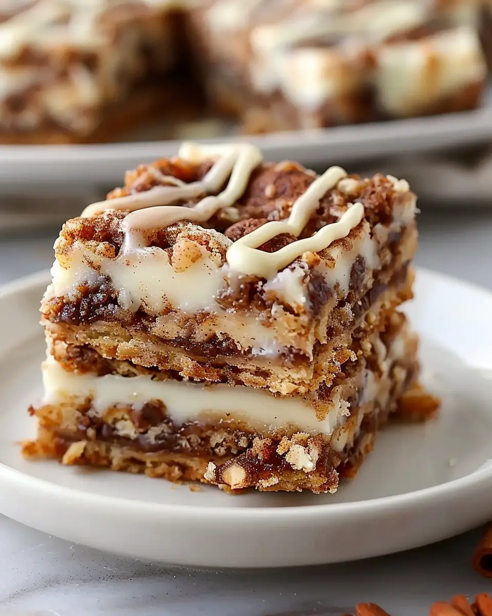 Cinnamon Roll Bliss Bars: Your Indulgent Cozy Dessert Delight